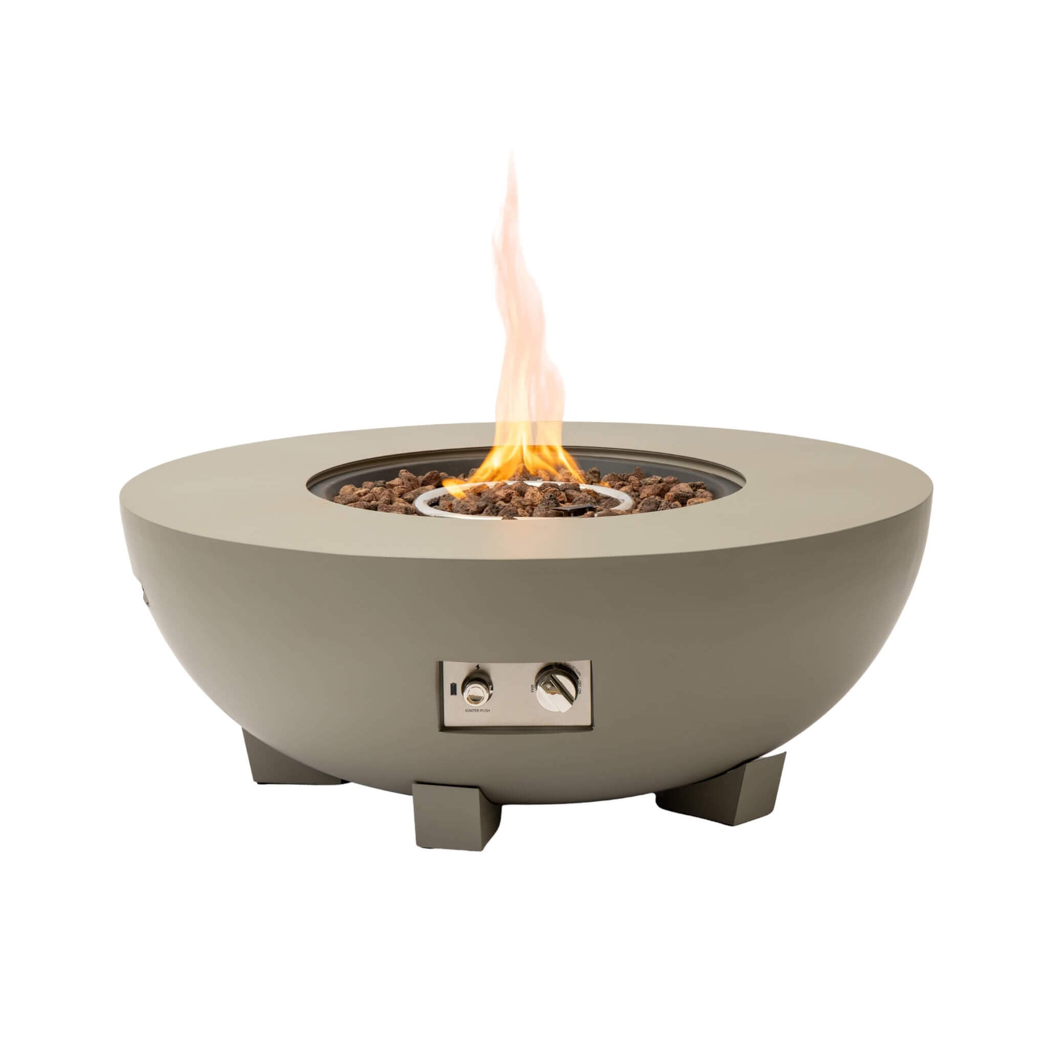 Alora Premium 36-Inch Round Outdoor Iron Patio Fire Pit Table With Metal Cover (SAK71954)