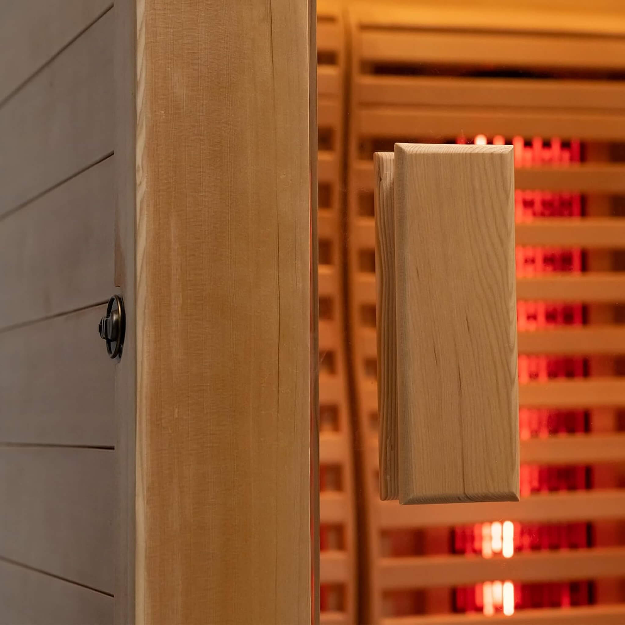 Rövia Luma 2-Person Indoor Hybrid Sauna Room With Infrared And 3.5KW Steam Heater (SAK83750)