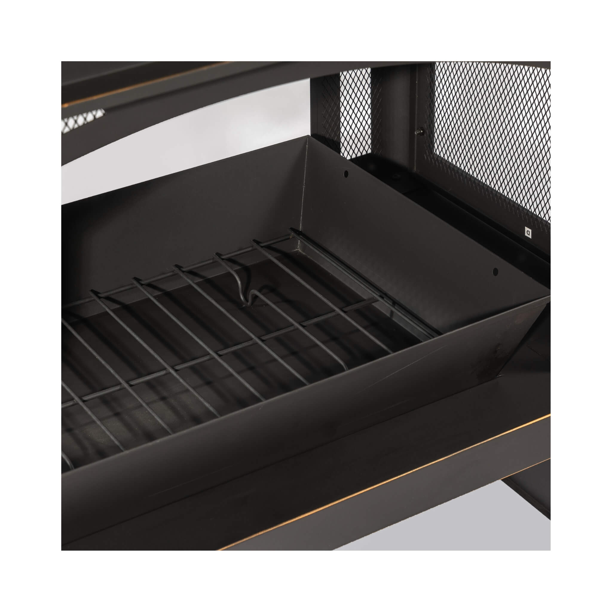 Alora 40-Inch Outdoor Steel Wood-Burning Backyard Fireplace Fire Pit (SAK45758)