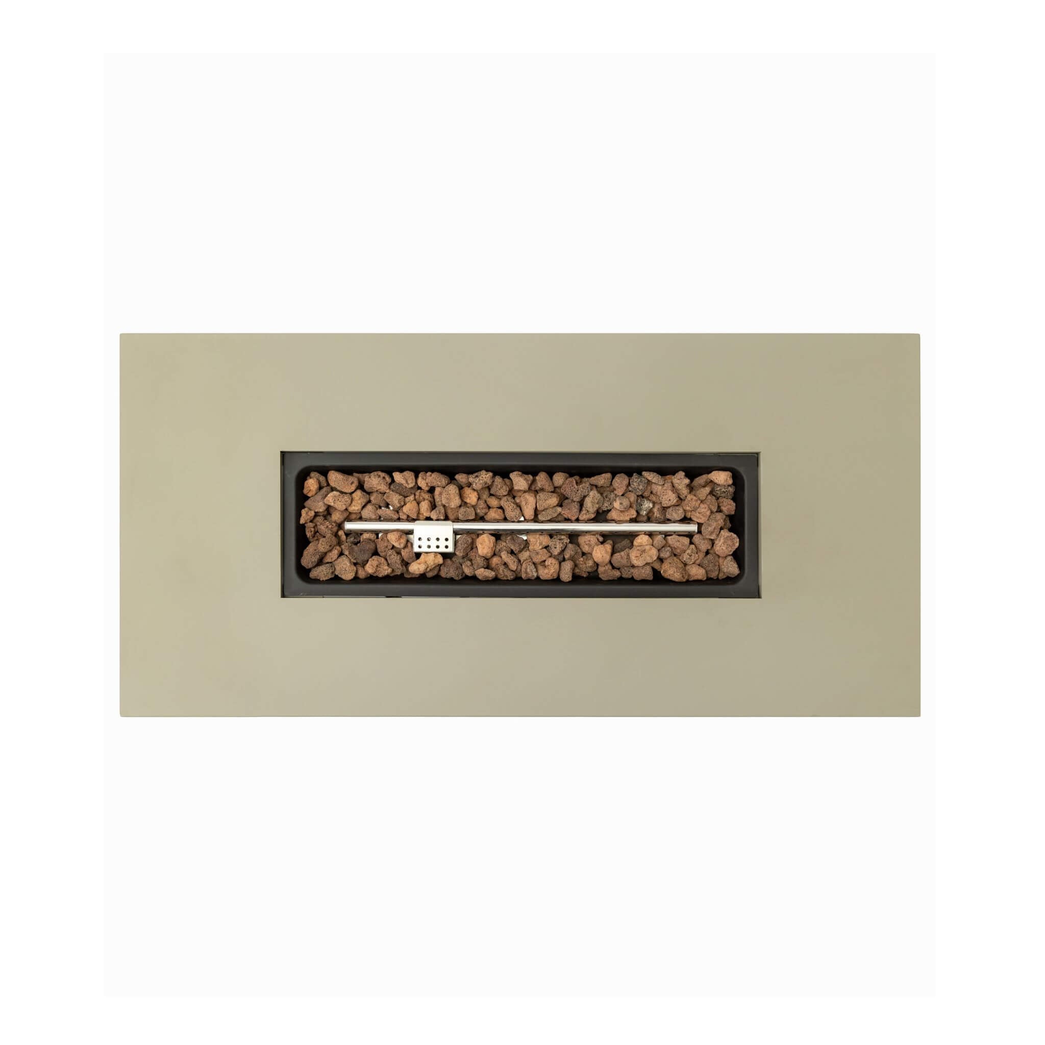 Alora 42-Inch 50K BTU Iron Liquid Propane Fire Pit Table With Glass Stones (SAK63845)