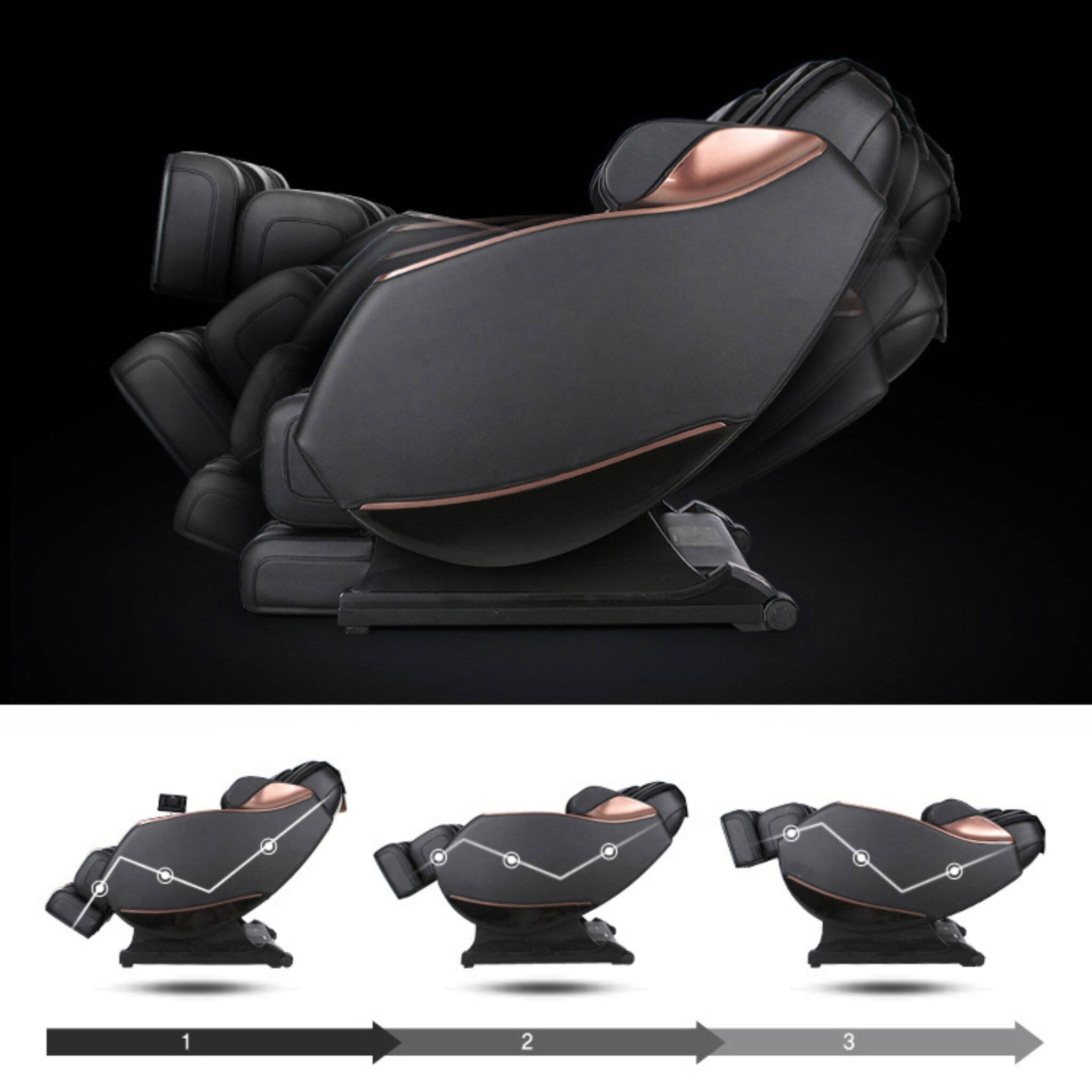 Airvana Zenith Full Body Zero Gravity Shiatsu Massage Chair With Heat And Voice Control (SAK93154)