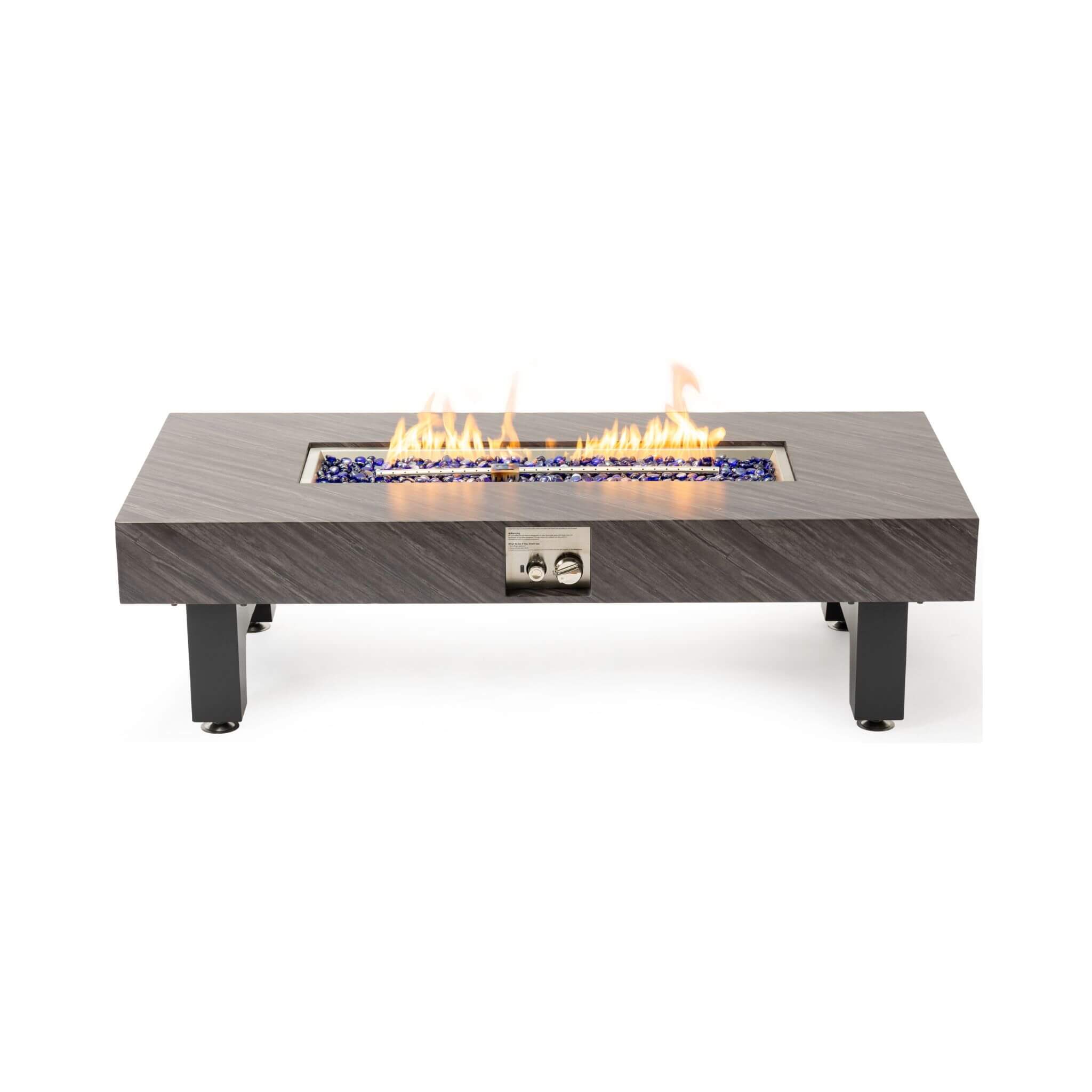 Alora 54-Inch Modern Outdoor Propane Fire Pit Table With Waterproof Cover (SAK42628)