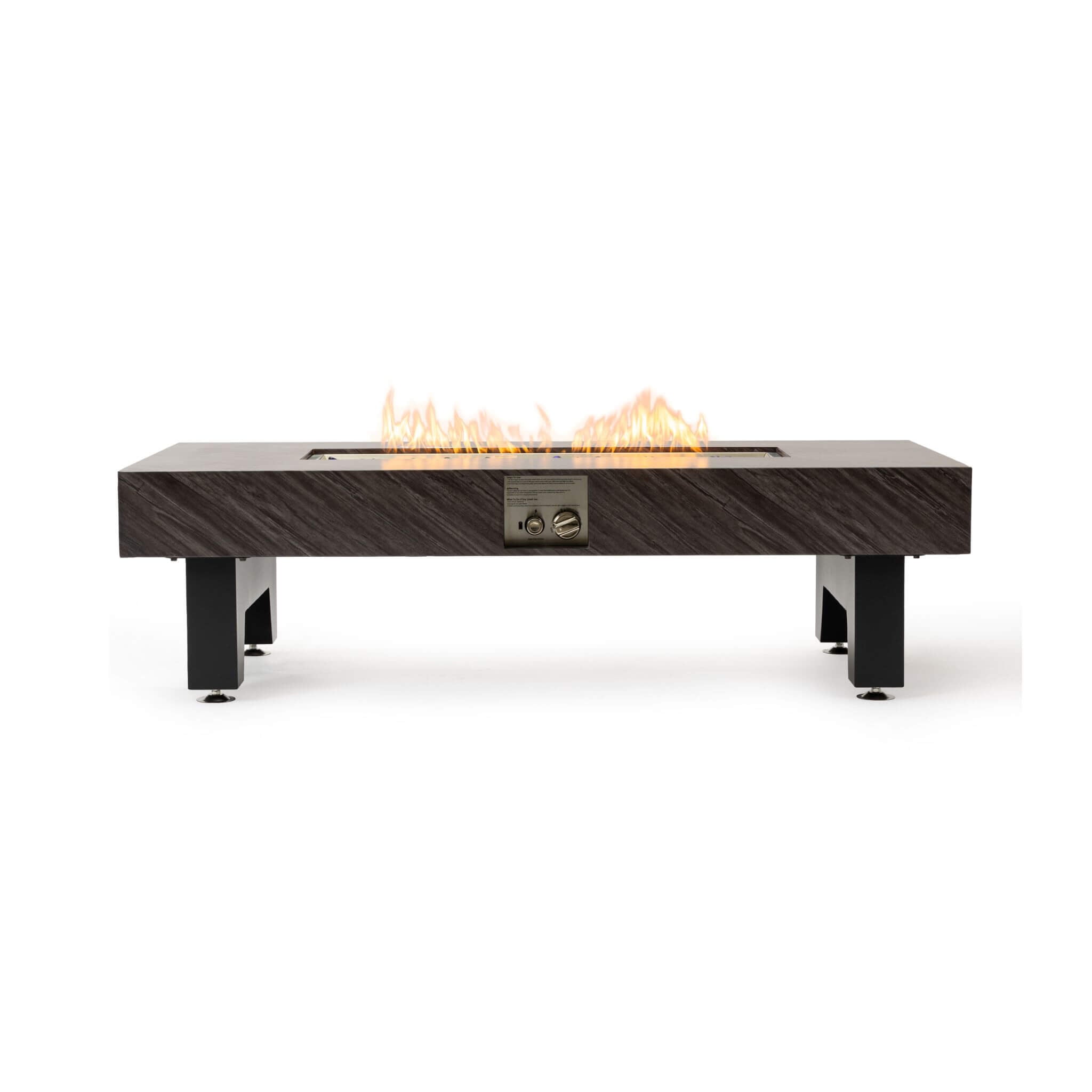Alora 54-Inch Modern Outdoor Propane Fire Pit Table With Waterproof Cover (SAK42628)