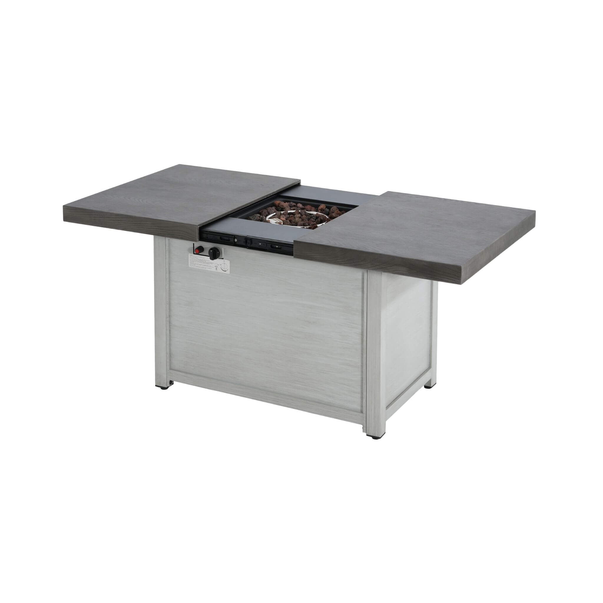 Alora Premium 50K BTU Rectangle Outdoor Aluminum Fire Pit Table (SAK70248)