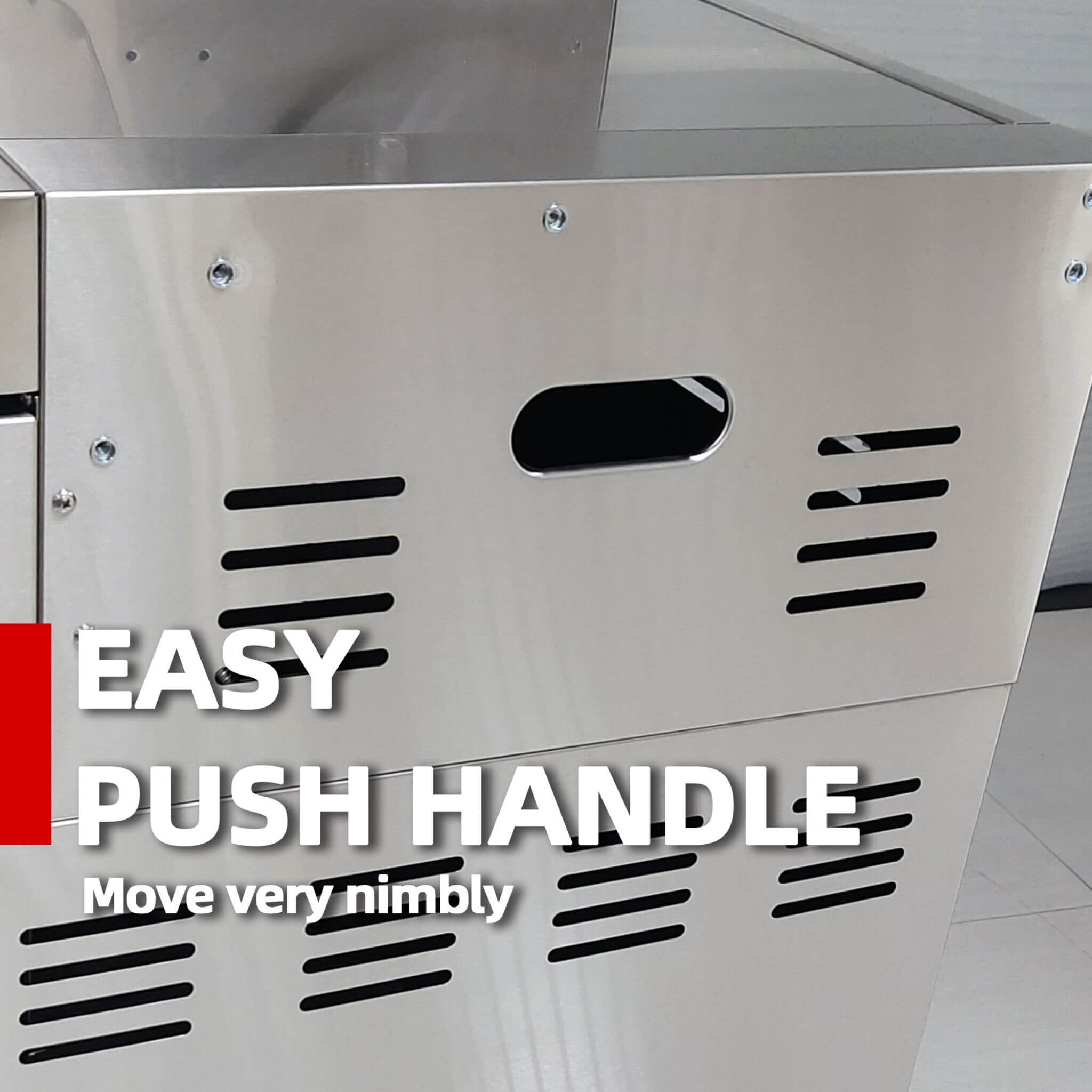 Castelle Flame 62-Inch 6-Burner Gas Outdoor Grill Island With Wine Cooler And Rotisserie (SAK31642)