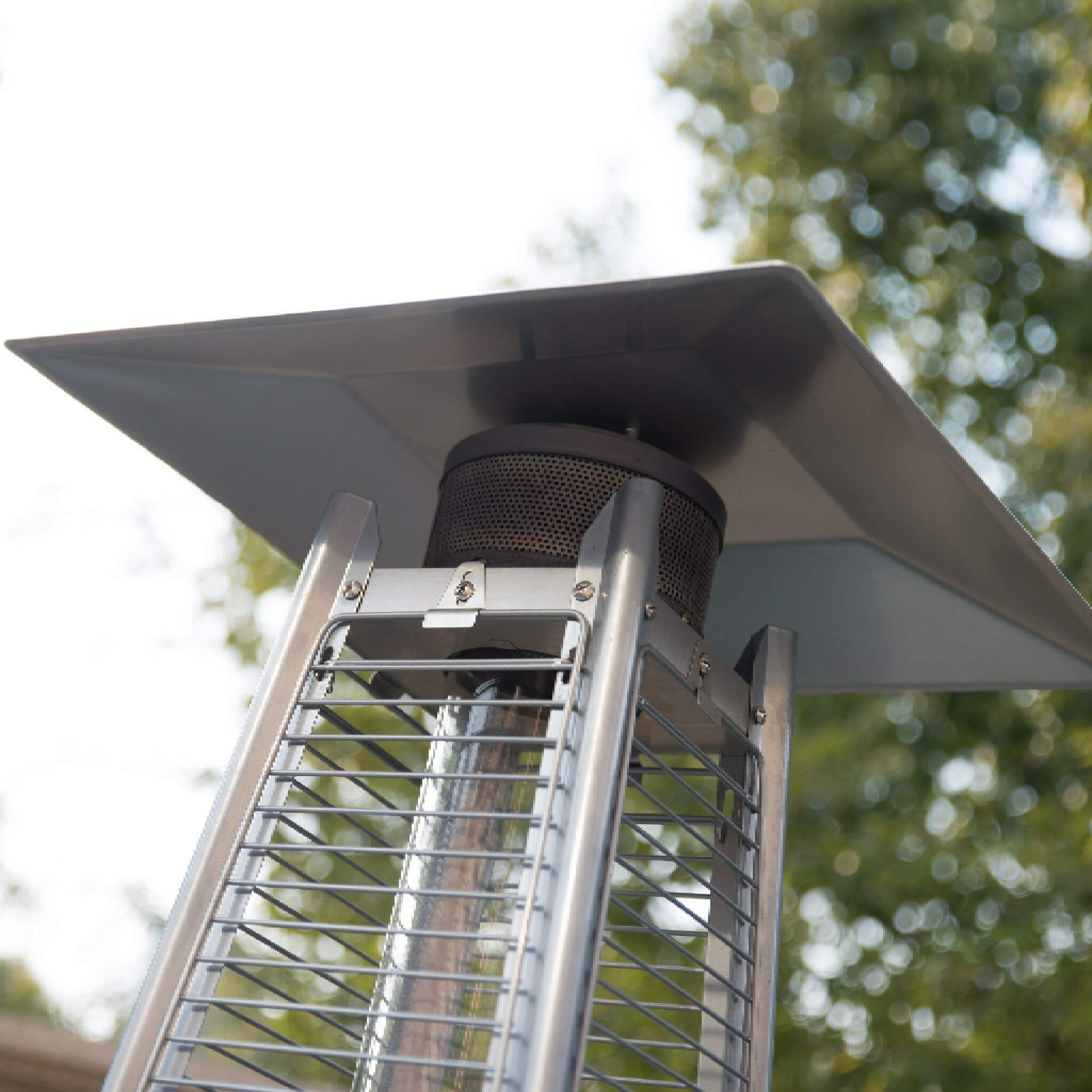 Legacy Heating Outdoor Commercial 40K BTU Quartz Glass Tube Patio Propane Heater With Visible Flame (SAK91398)