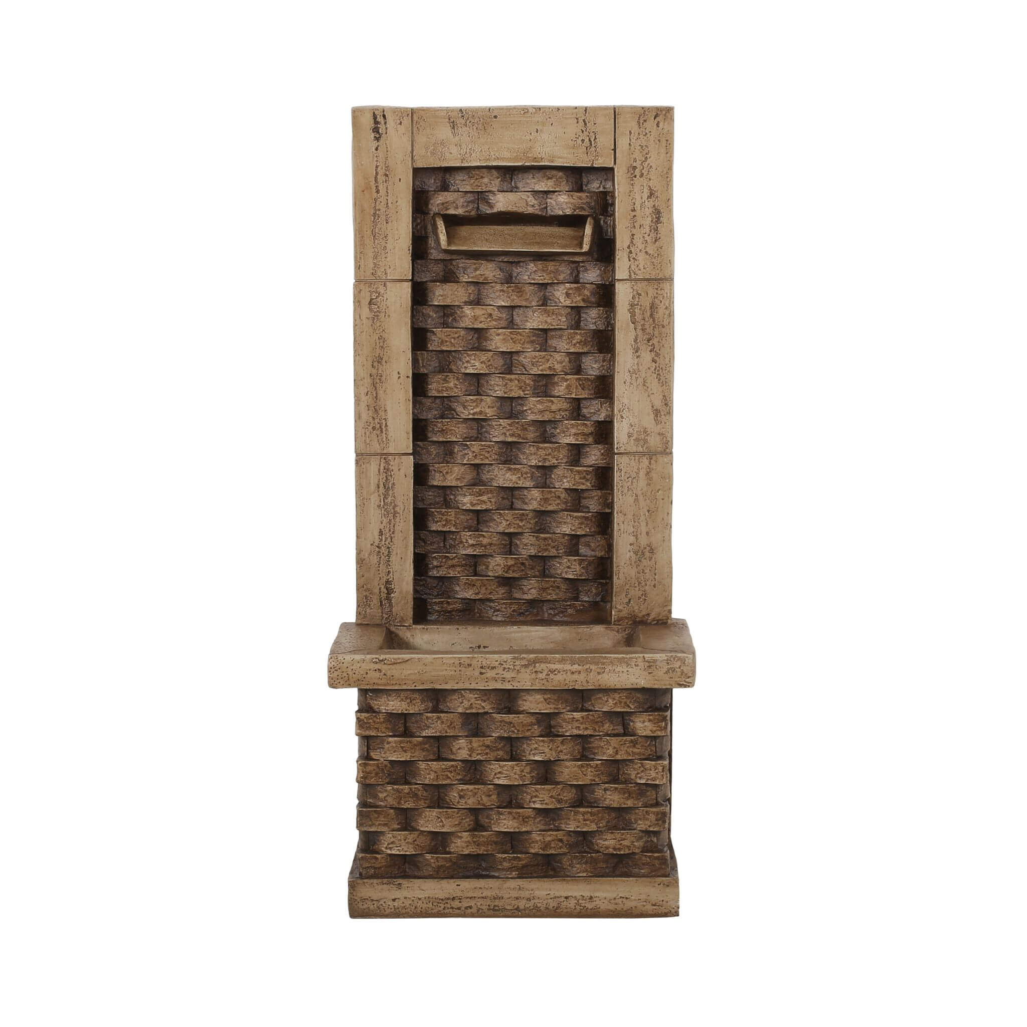 Premium 35-Inch Hand-Crafted Weather-Resistant Waterfall Fountain With LED Lights (SAK86757)