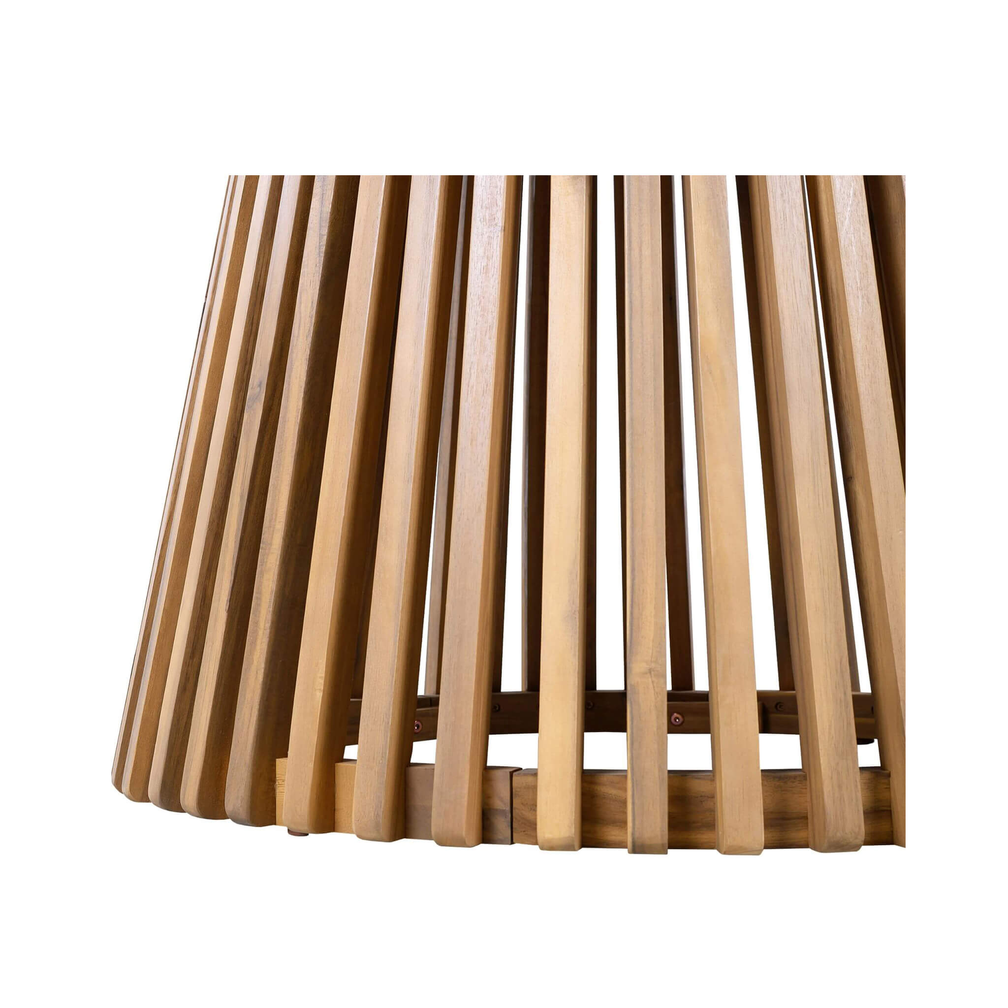 Alora Premium 5-Piece Outdoor Acacia Wood Patio Furniture Set With Braided Dining Chairs, Cushions, And Dining Table (SAK26754)