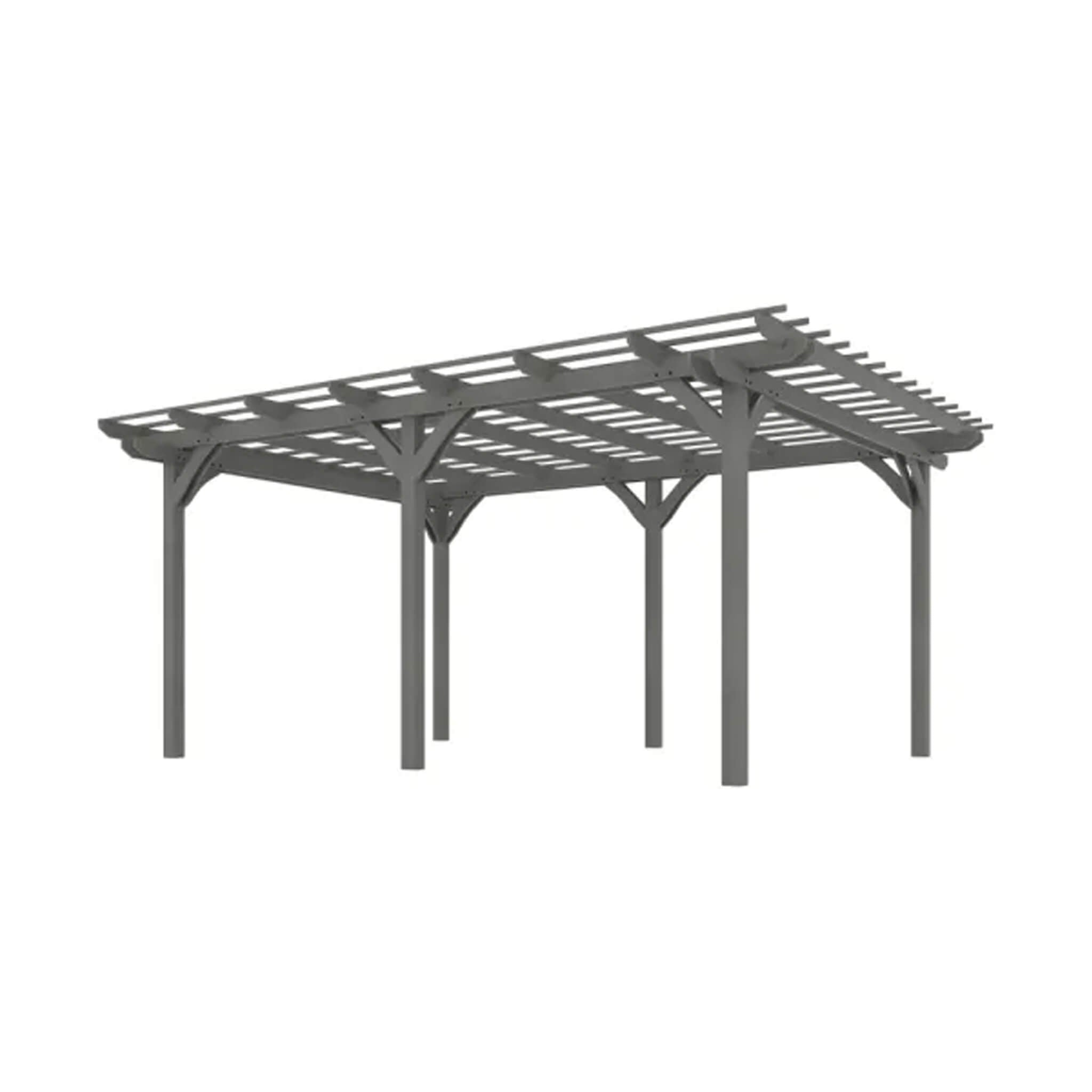 [09X12FT] Premium Outdoor Wooden Grape Trellis Pergola (SAK18579)